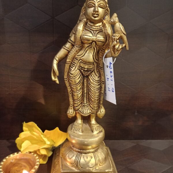 Brass Andal Statue