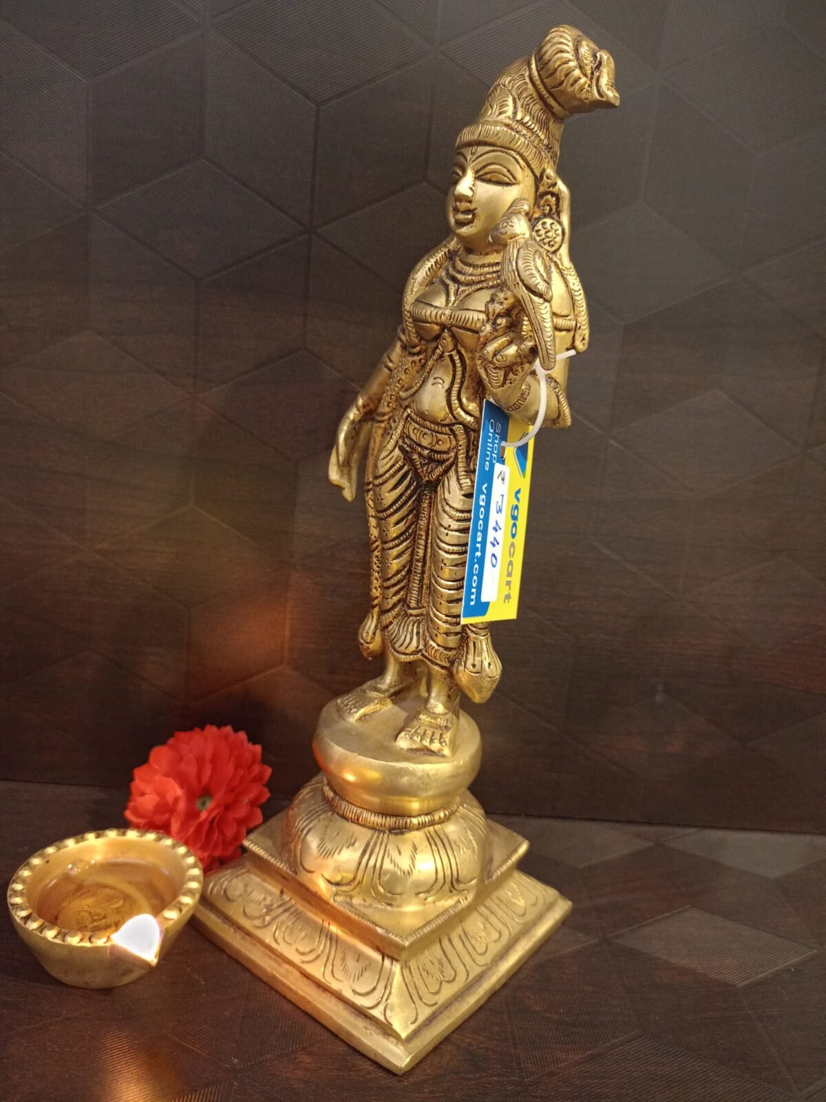 buy brass andal statue online coimbatore 2 scaled
