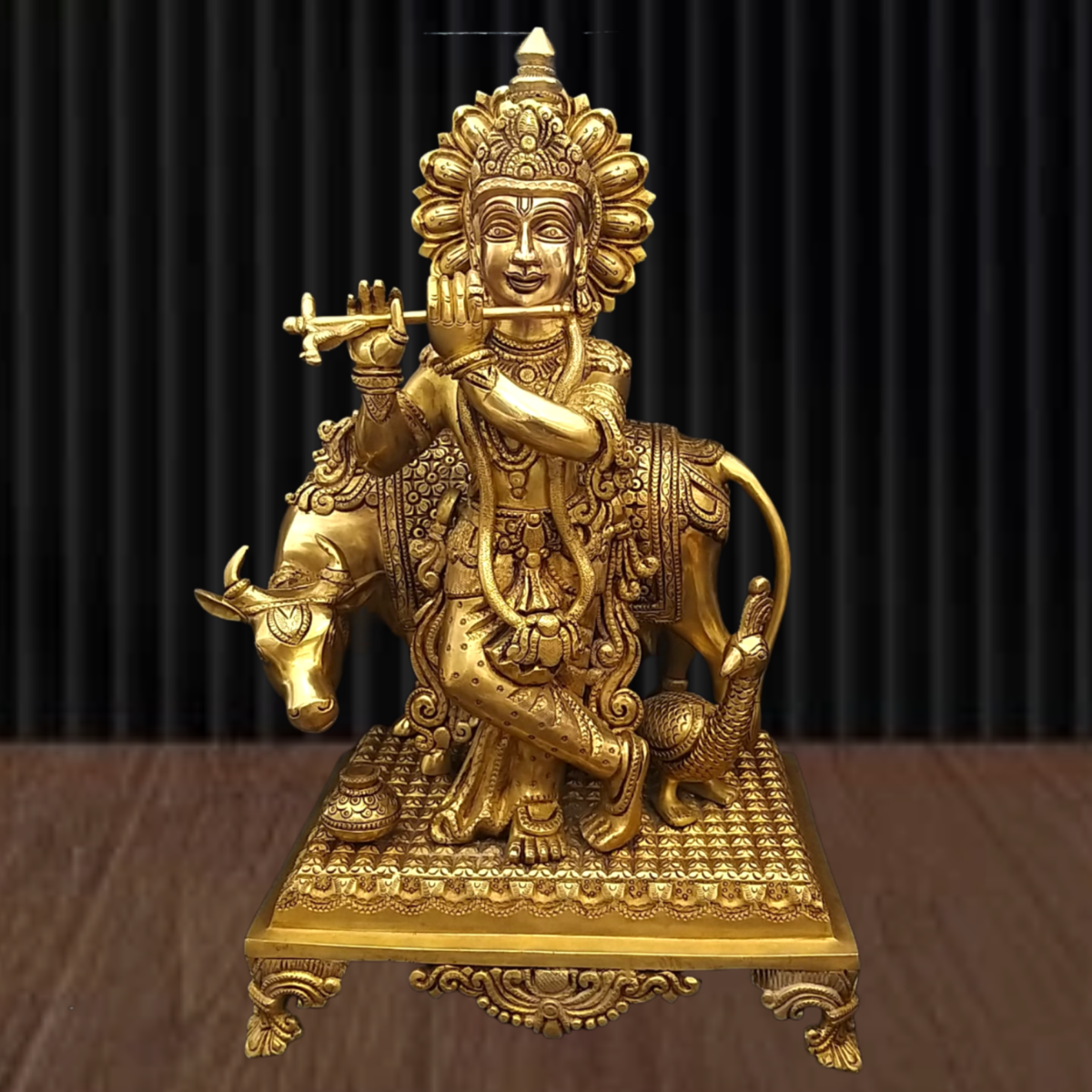 brass krishna idol home decor pooja items gift buuy online coimbatore 1830 1