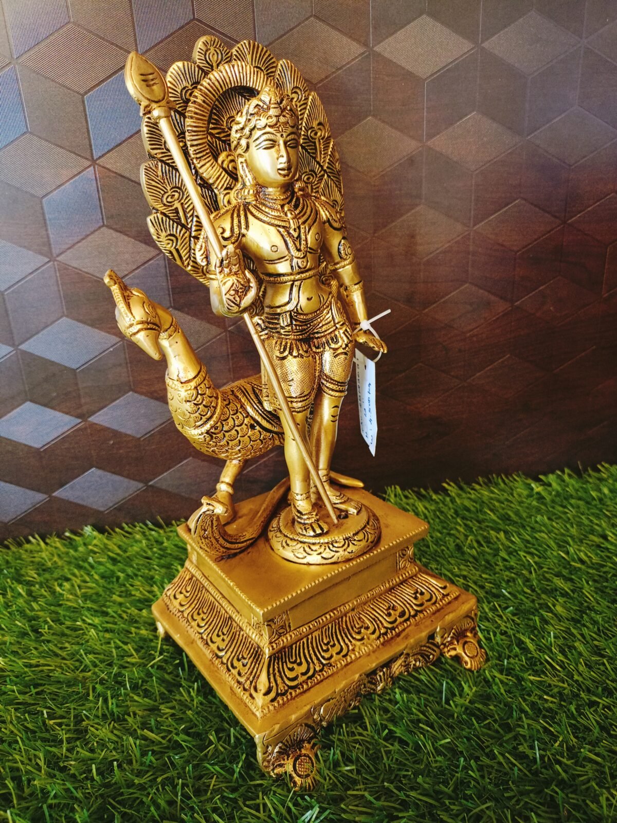 brass palani murugan idol with peacock hindu god statues pooja items home decor gift buy online coimbatore 3 scaled