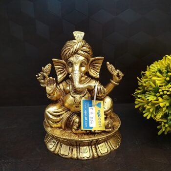 Lord Pagadi Ganesha Brass Statue