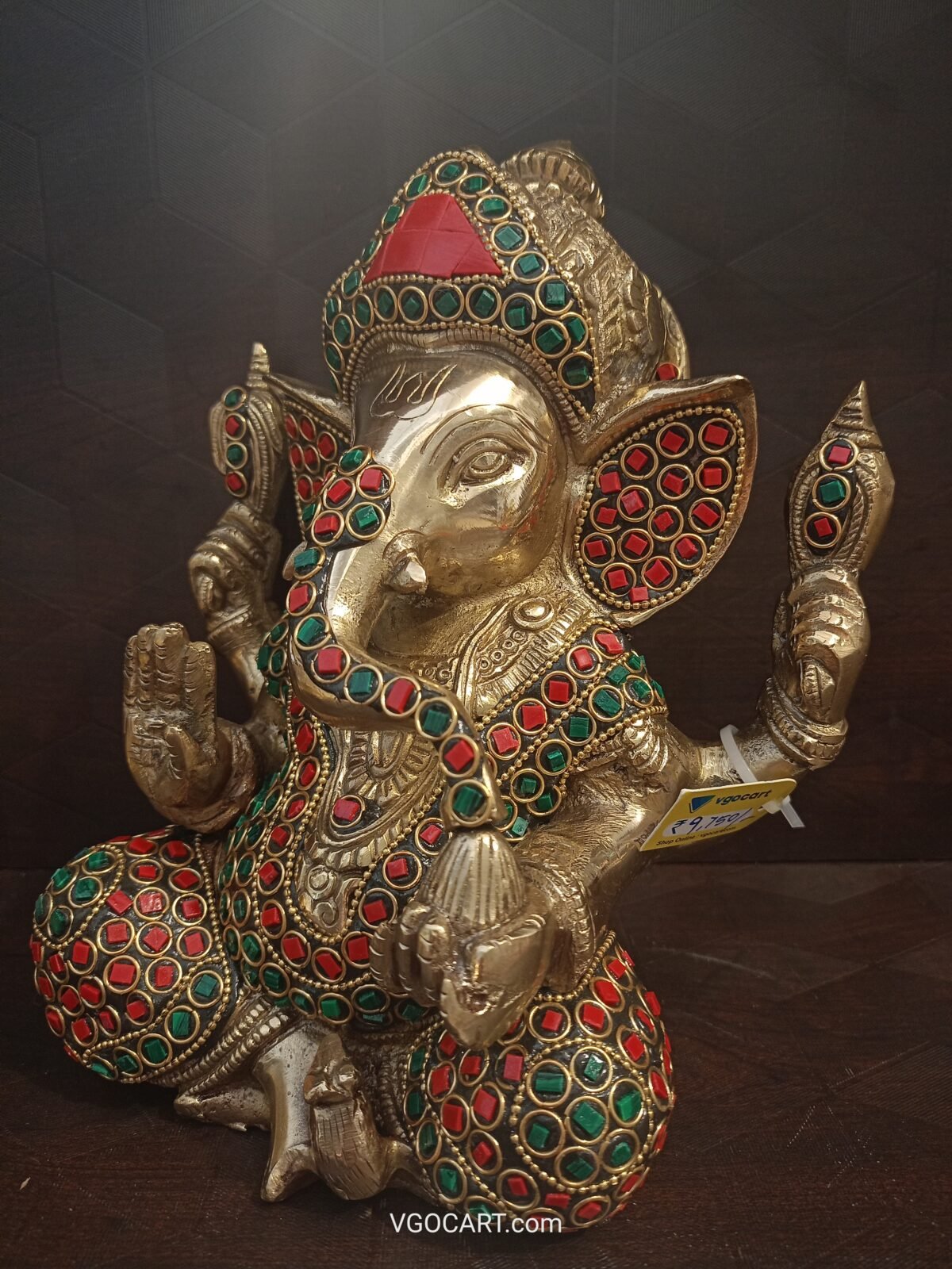 buy lord pagadi ganesha brass statue online antique store coimbatore india 1 scaled