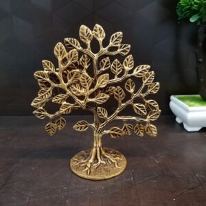 brass kalpvriksham tree small statue vastu pooja items home decor gift buy online india 6038