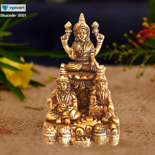 Brass Big Superfine Lakshmi Statue-11 -  - Brass Antique  Collections