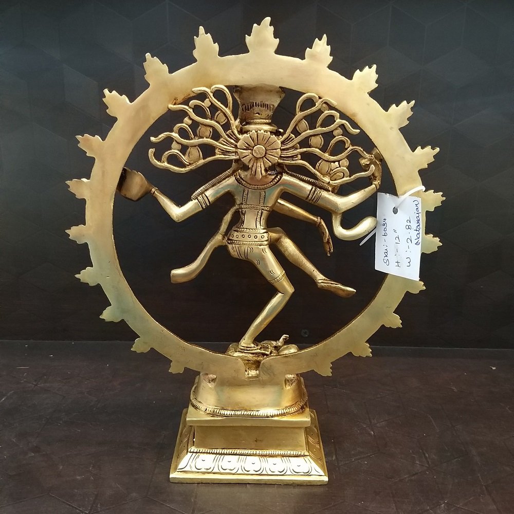 brass natarajar idol big hindu god statue pooja items gift buy online coimbatore 6034 3