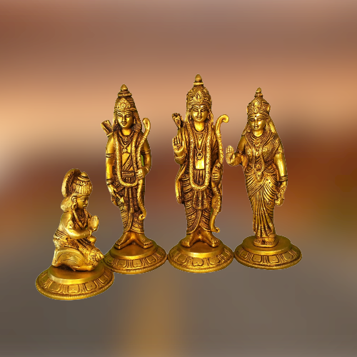 Rama-Dharbar-Brass-Statue