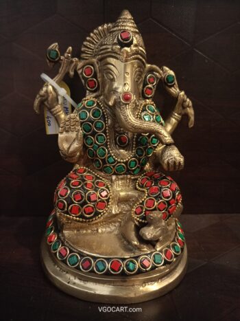 Brass Ganesha Idol