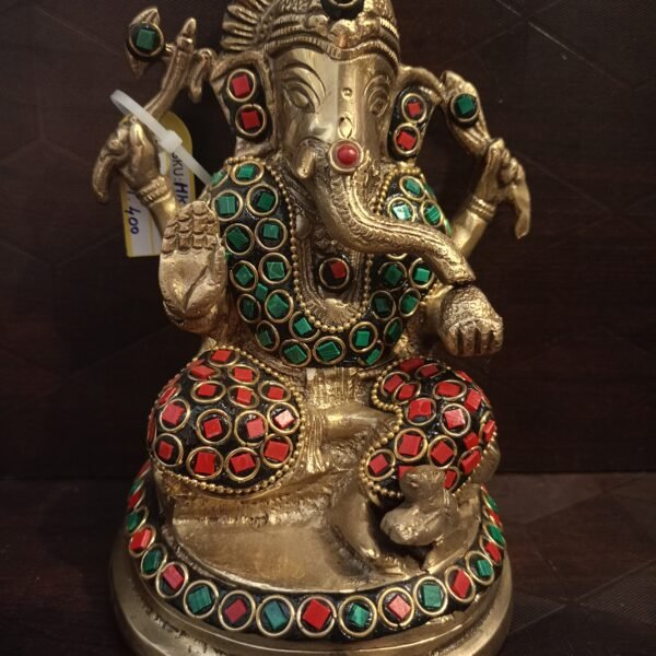 Brass Ganesha Idol