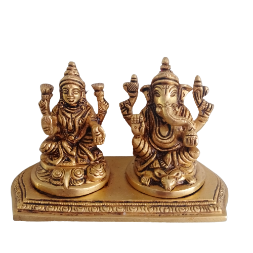 Brass Lord Ganesha Lakshmi Idol Statues Hindu God India Coimbatore Buy Online 2021 1