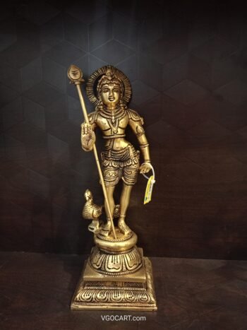 Brass Palani Murugan Statue