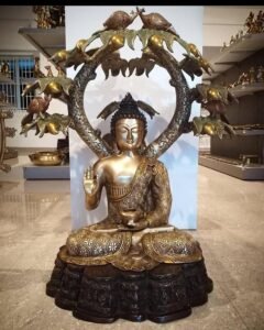 Brass Tree Buddha Big Idol