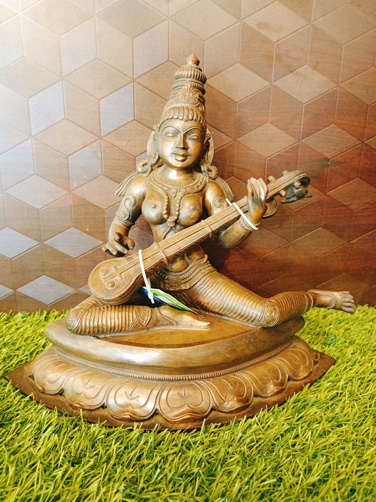 Panchaloha Saraswati Idol