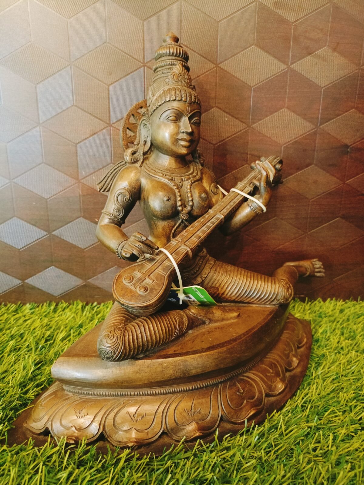 Buy panchaloga saraswathi idol online pooja antique shop coimbatore 4 scaled