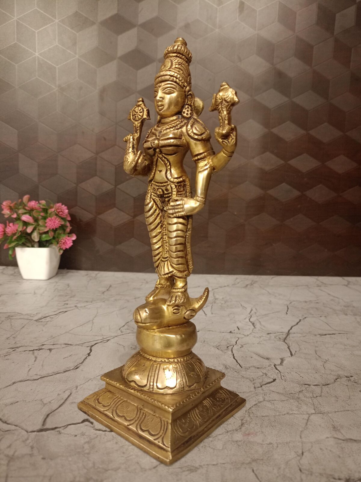 brass vishnu durgai pooja gift vgocart coimbatore india2 1 scaled