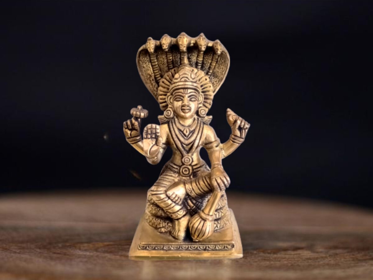 Lord Vishnu Brass Statue