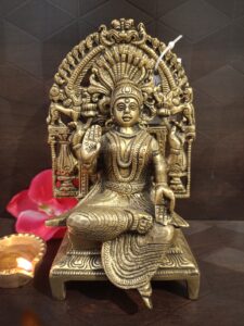 Brass Lakshmi idol