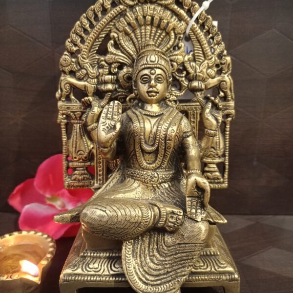 Brass Lakshmi idol
