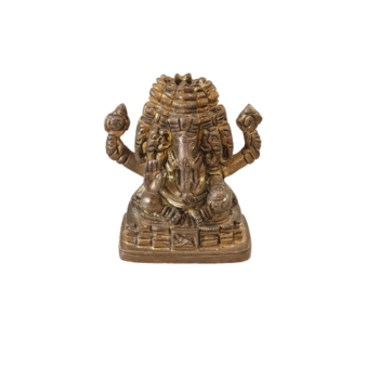 Panchmuki Ganesha Brass Idol