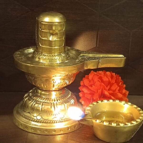 Brass Shiva Lingam Idol