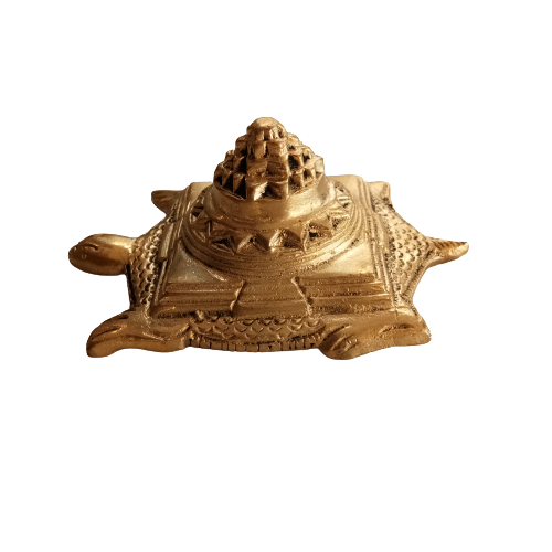 Brass Tortoise with Maha Meru