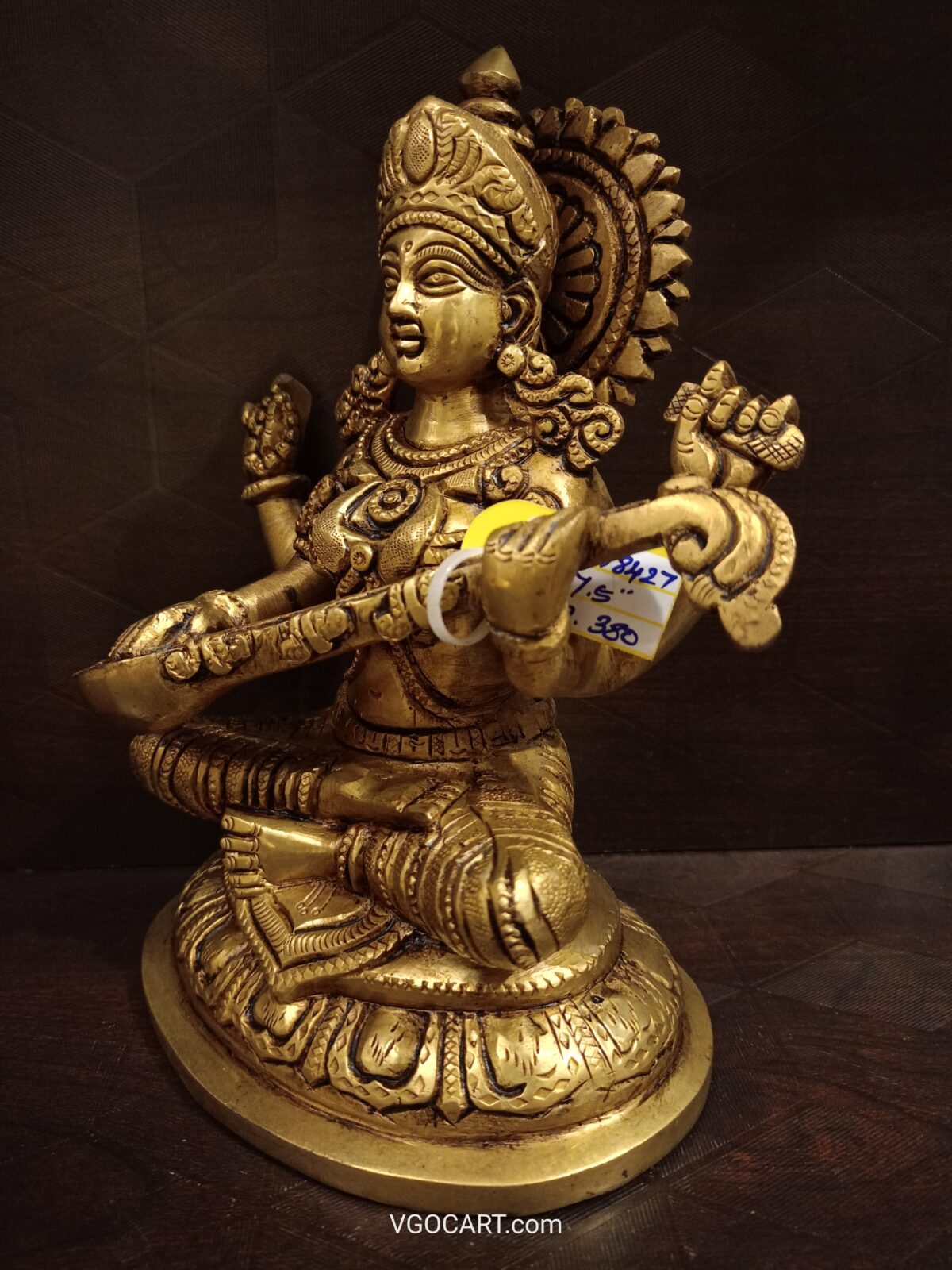 brass saraswathi idol pooja gift vgocart coimbatore india 21 scaled