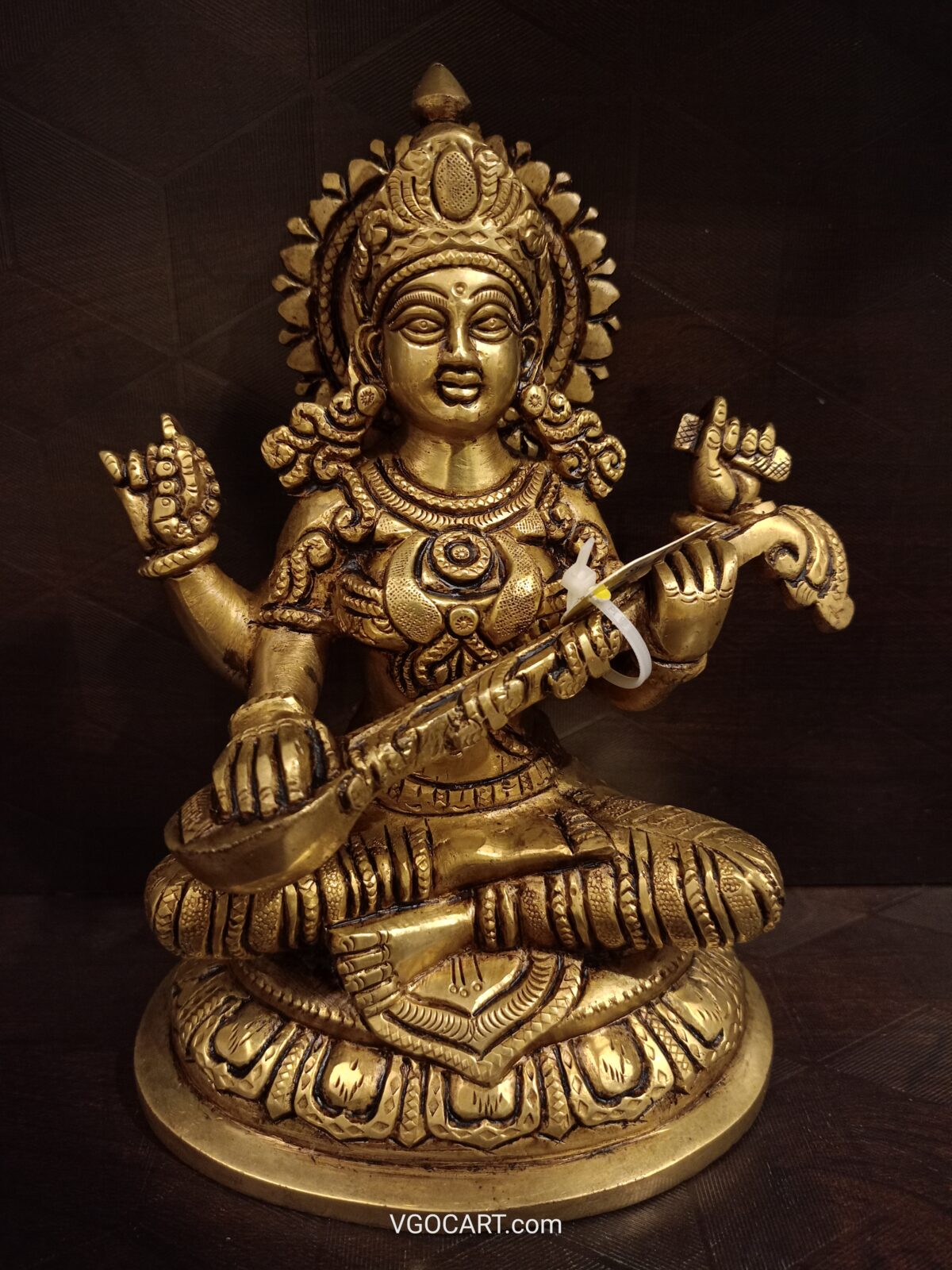 brass saraswathi idol pooja gift vgocart coimbatore india 22 scaled