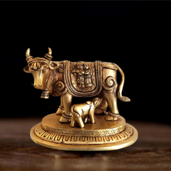 Brass Kamadhenu Idol
