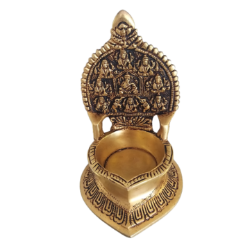 Brass Ashtalakshmi Deepam
