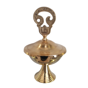 Brass Om Diya