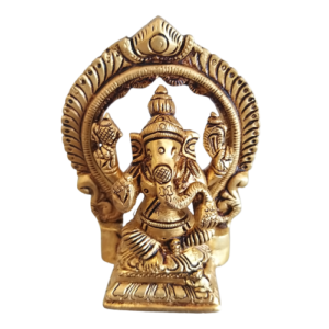 brass ganesha statue with arch hindu god idols buy online pooja coimbatore gift 2458