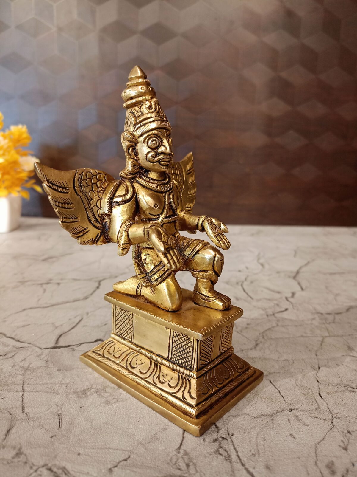 brass garudan idol pooja gift vgocart coimbatore india scaled