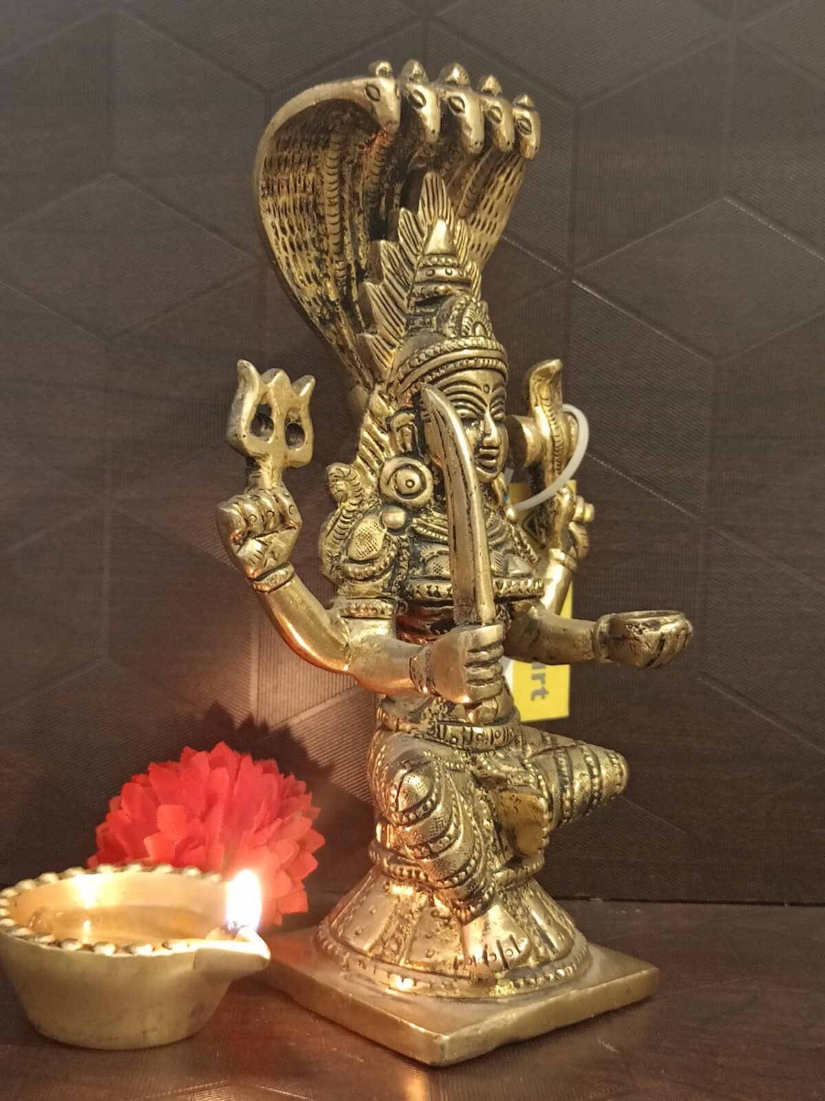 brass karumariamman statue hindu pooja god 1 scaled