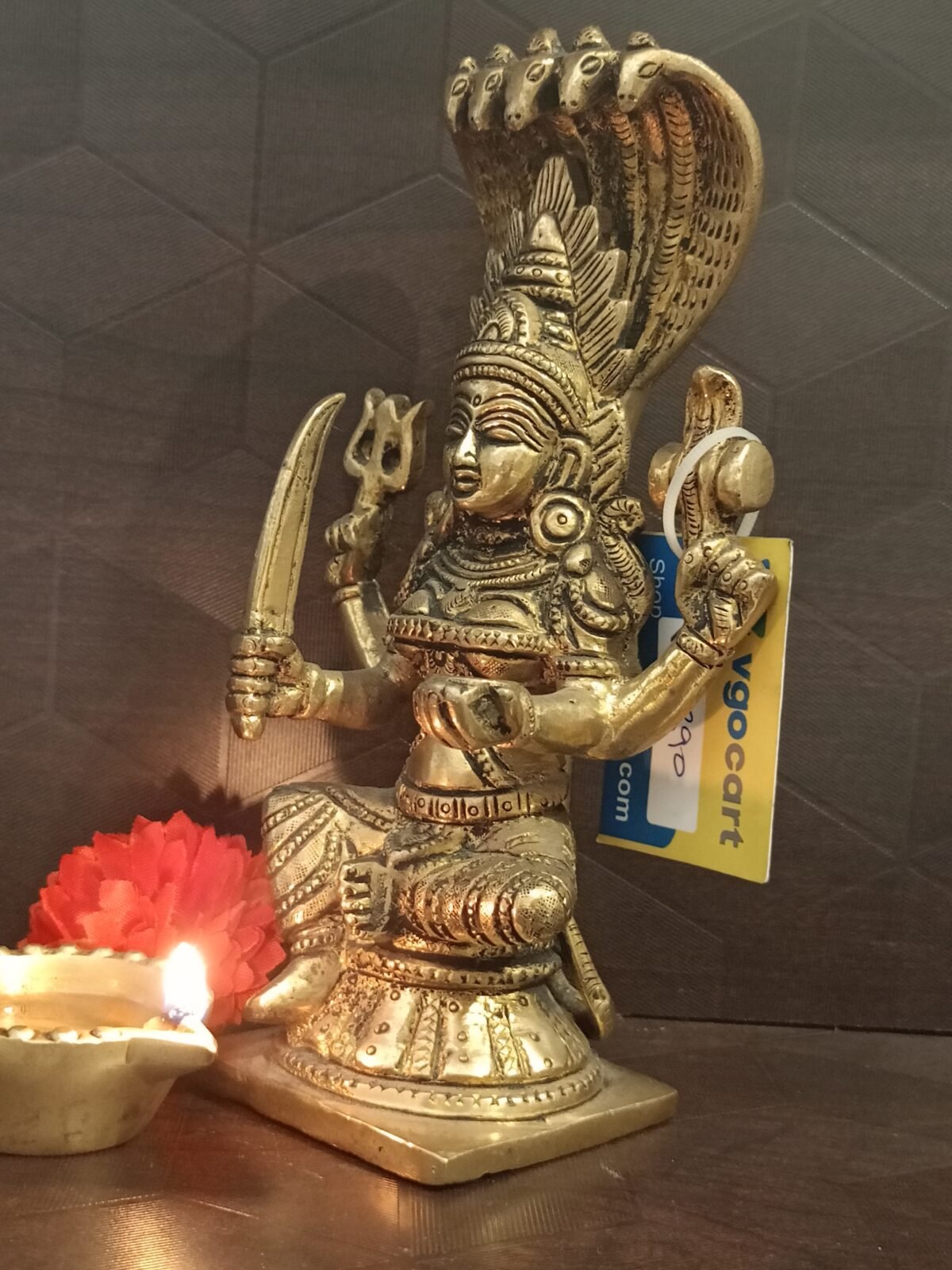 brass karumariamman statue hindu pooja god 3 scaled