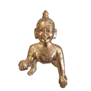 Brass Laddu Gopal Statue