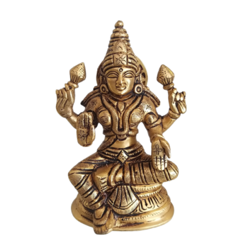 Brass MahaLakshmi Statue