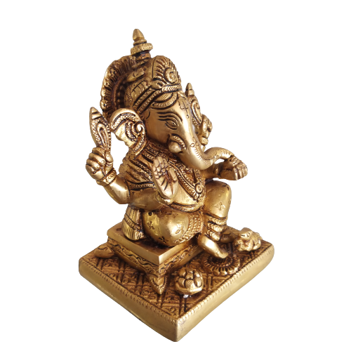 brass maha ganapathy statue hindu god idols buy online pooja india 2447 3