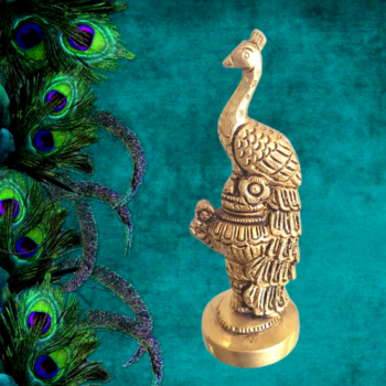 Brass Peacock Showpiece