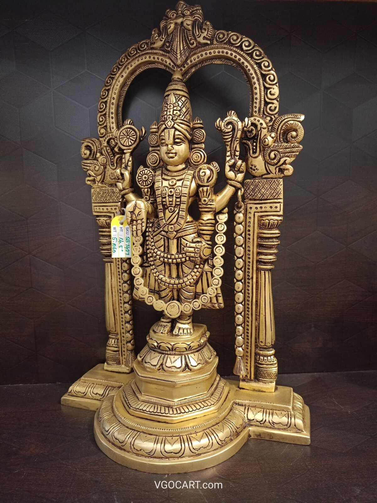 buy brass venkatachalapathy statue balaji idol online pooja best price coimbatore india 3 scaled