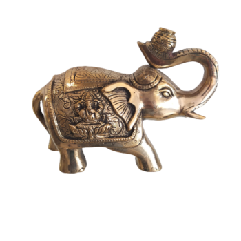 Brass Elephant Figurine