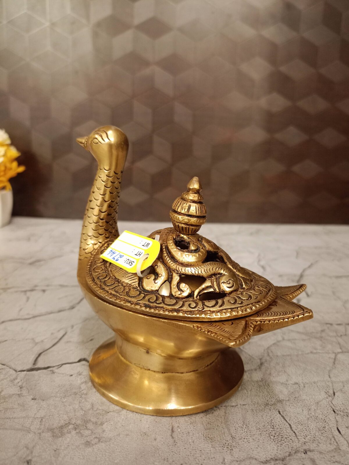 brass annam doop holder pooja vgocart coimbatore india1 scaled