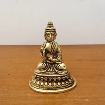 Brass Buddha Idol small with a superfine finish