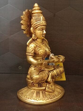 Brass Goddess Annapoorani idol