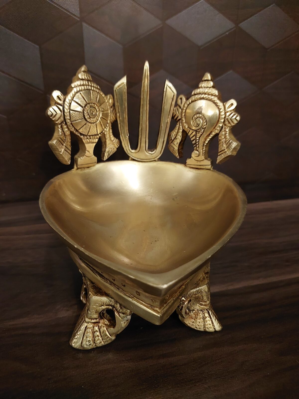 brass sangu sakra namam diya pooja gift vgocart coimbatore india scaled