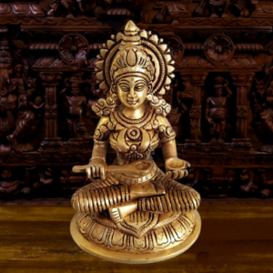 Brass Annapoorani Devi Statue - 8