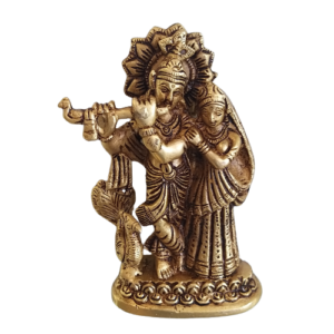 brass krishna radha statue hindu god idols buy online home decors gifts India