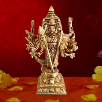 Brass Lord Shanmugar Statue