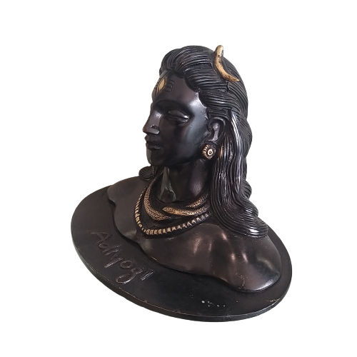 brass adiyogi black statue hindu god idols buy online home decors pooja items vastu gifts india 3