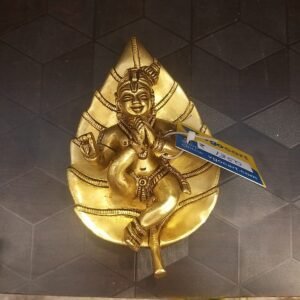 brass leaf krishna idol small small home decor pooja items hindu god statues gift buy online india coimbatore