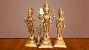 brass murugan god and home decor idols