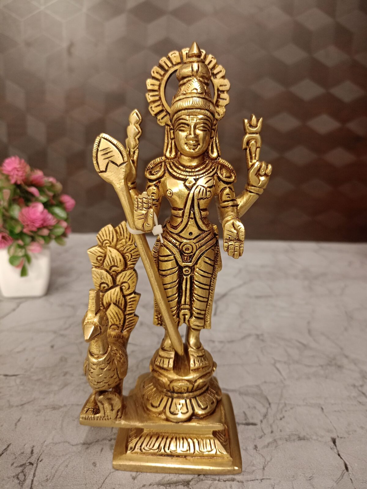 brass murugan idol pooja gift vgocart coimbatore india1 scaled